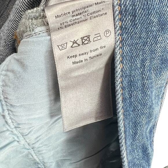 Zadig & Voltaire Steeve‎ Jeans Pants Denim Eco Medium Blue Wash Size 33 - Picture 14 of 14